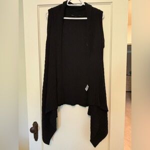 Black Knit Silvian Heach Vest, Size Small